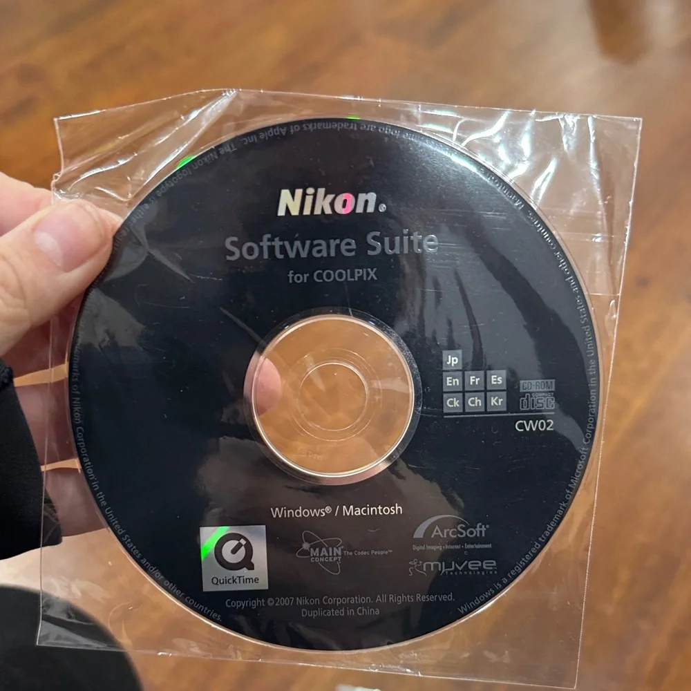 Bundle of Nikon Software Suite and PictureProject 1.6 CD Set - Black and Yellow